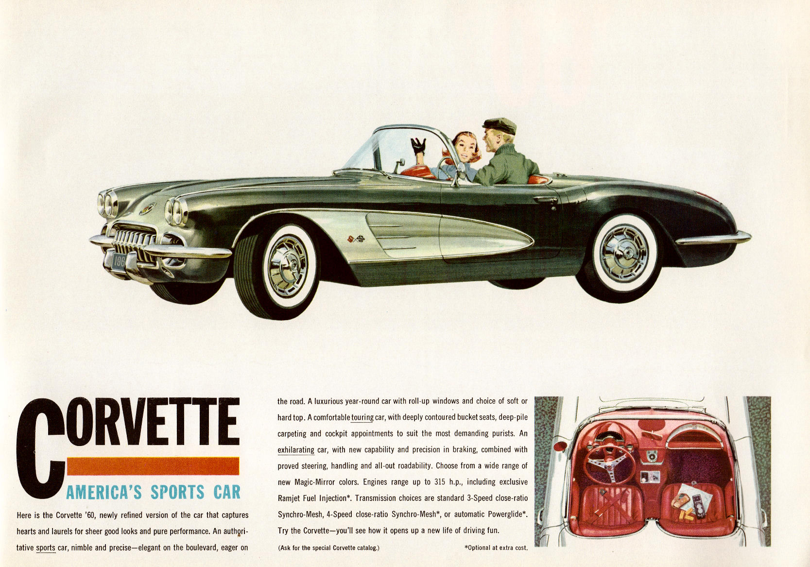 1960 Chevrolet Corvette Advertising